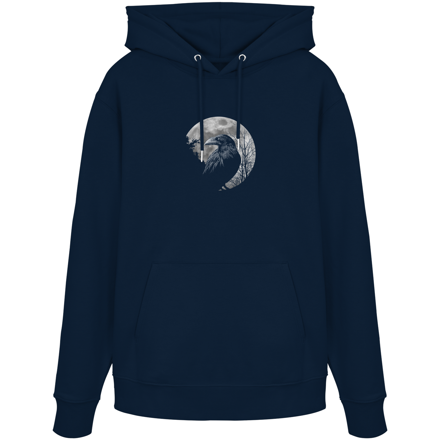 Vollmond-Rabe - Organic Hoodie