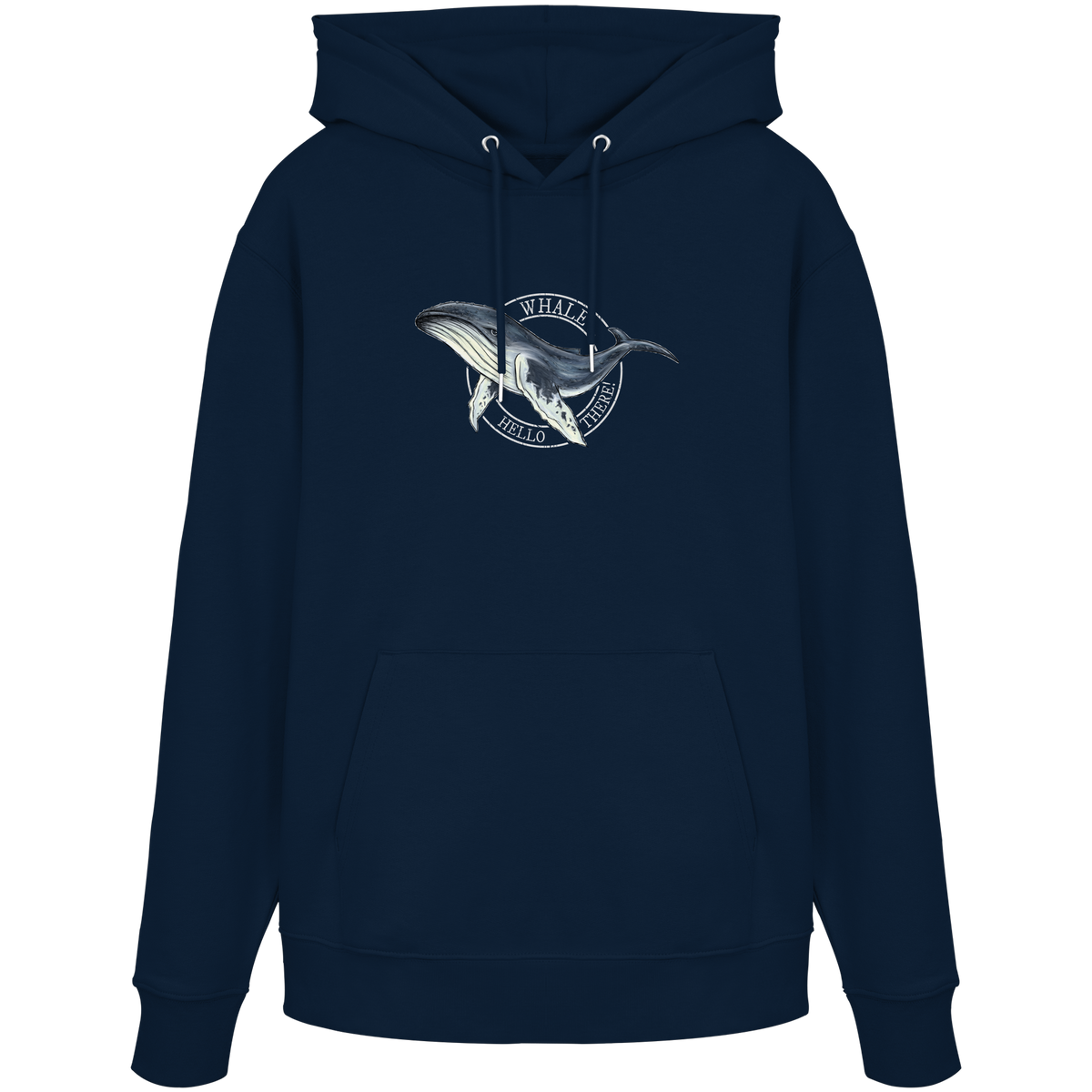 Whale, Hello There | Buckelwal - Organic Hoodie