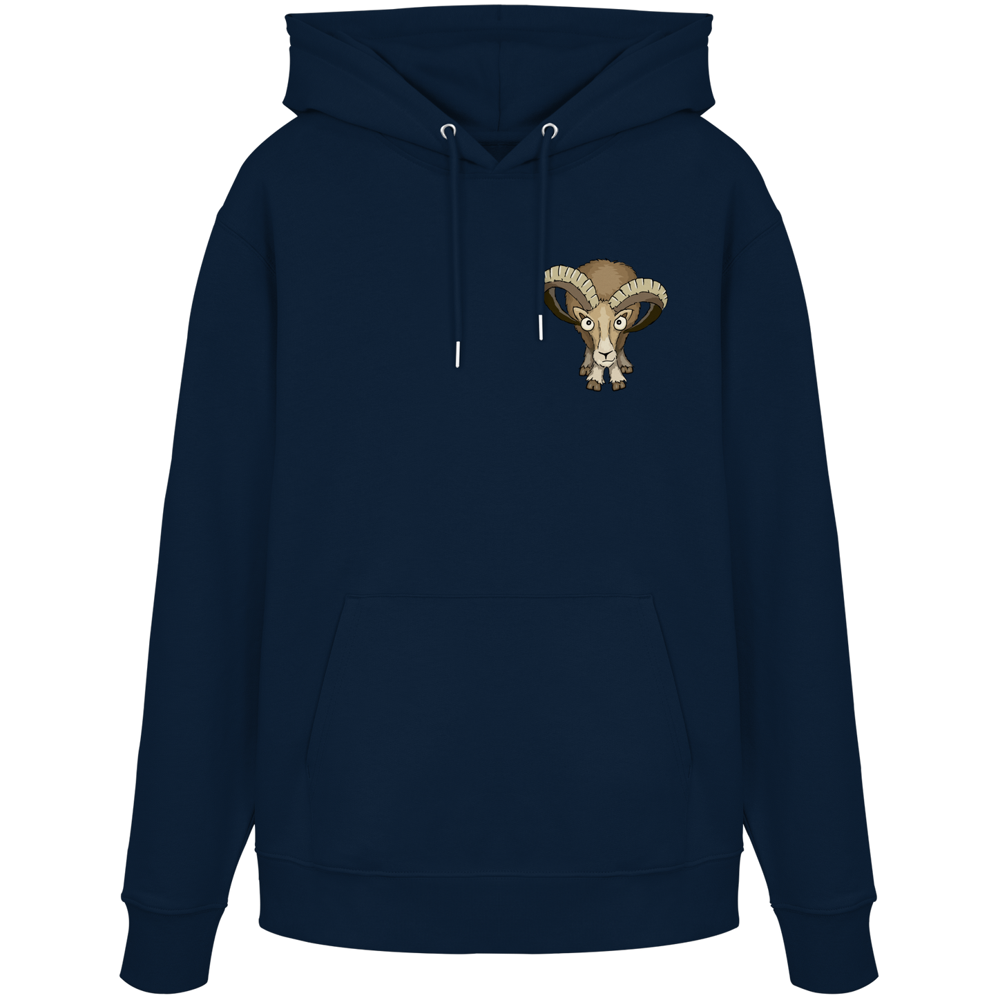 Bockiges Mufflon Widder Schafbock - Organic Hoodie