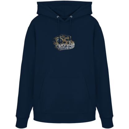 Leopard Gecko Skizze Kritzelkunst - Organic Hoodie