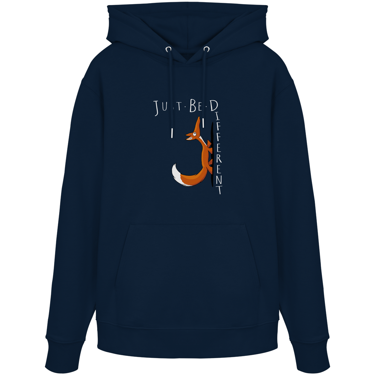 Just Be Different | Sei Anders, kleiner Fuchs - Organic Hoodie
