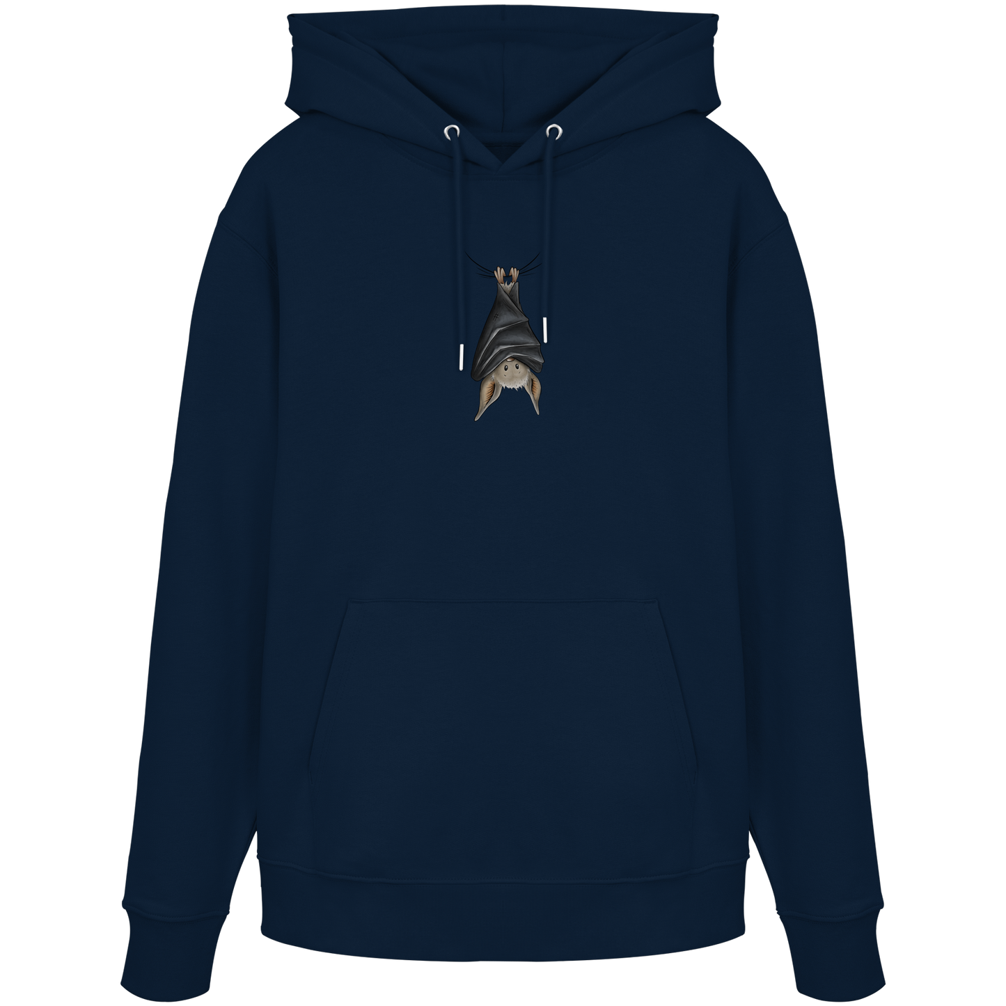 Lustig chillende Fledermaus - Organic Hoodie