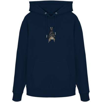 Lustig chillende Fledermaus - Organic Hoodie