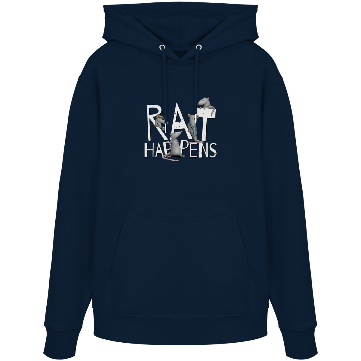 Rat Happens Ratten - Organic Hoodie