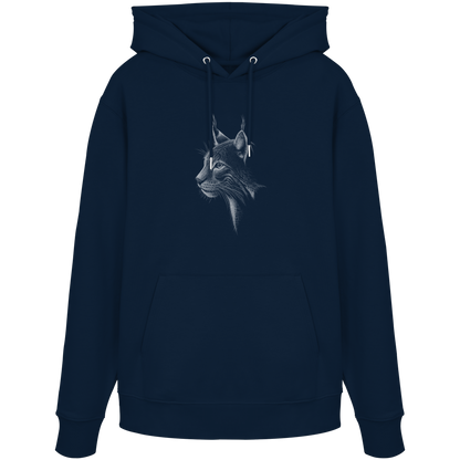 Luchs Kritzelkunst Wildkatze Illustration - Organic Hoodie