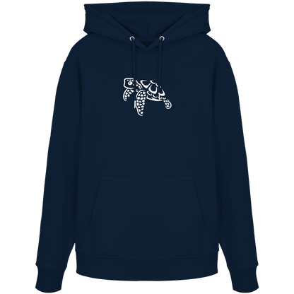 schwimmende Meeres-Schildkröte - Organic Hoodie