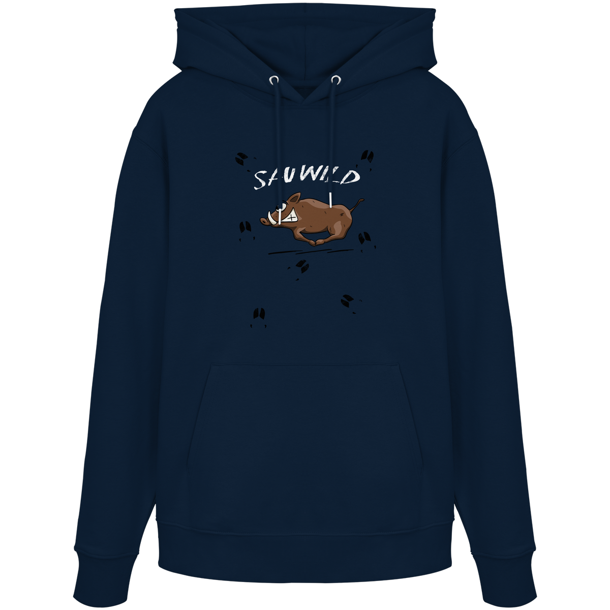 Sauwild wilde Sau | Wildschwein Keiler - Organic Hoodie