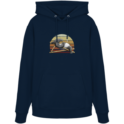 Lässiger Retro Sundown Tapir - Organic Hoodie