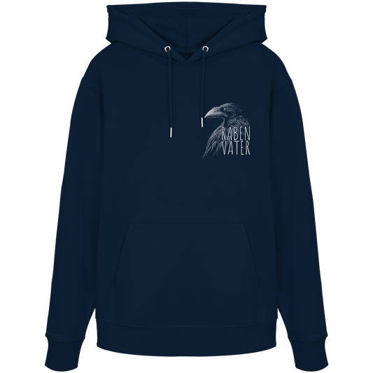 Rabenvater schwarzer Rabe Krähe - Organic Hoodie