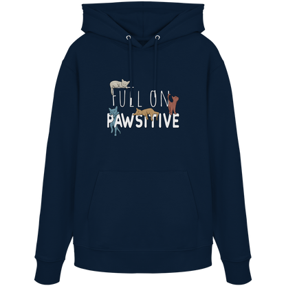Full On Pawsitive! Gechillte Katzen - Organic Hoodie