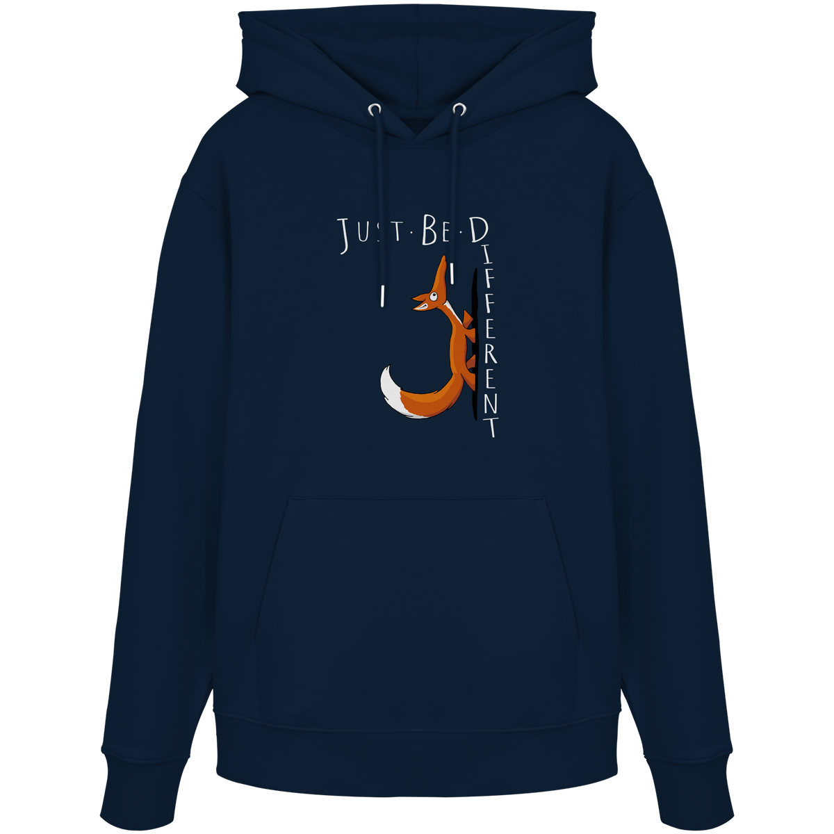 Just Be Different | Sei Anders, kleiner Fuchs - Organic Hoodie