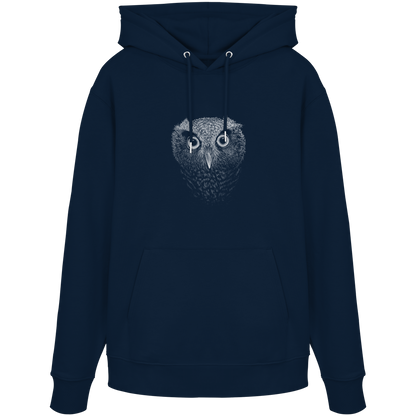 Eule Kritzelkunst Illustration - Organic Hoodie