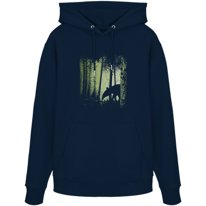 Lässiger Tapir im Zwielicht Wald - Organic Hoodie