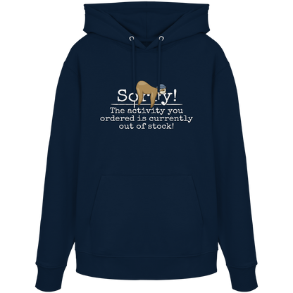 No-Activity Faultier - Organic Hoodie
