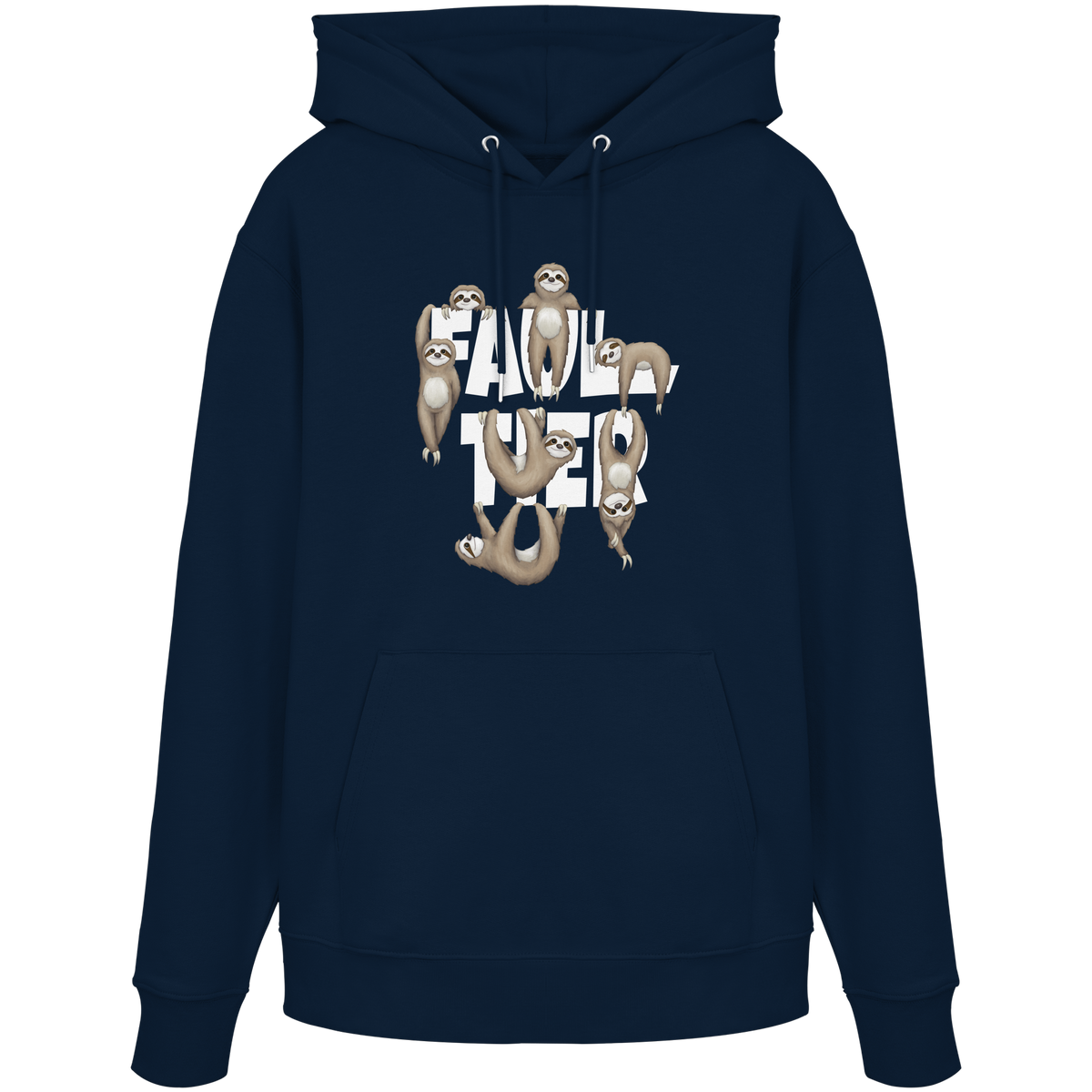 Viele gechillte Faultiere - Organic Hoodie