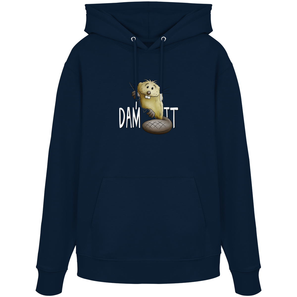 Dam It Verdammt Lustiger Biber - Organic Hoodie