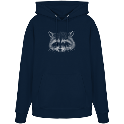 Waschbär Illustration Kritzelkunst - Organic Hoodie