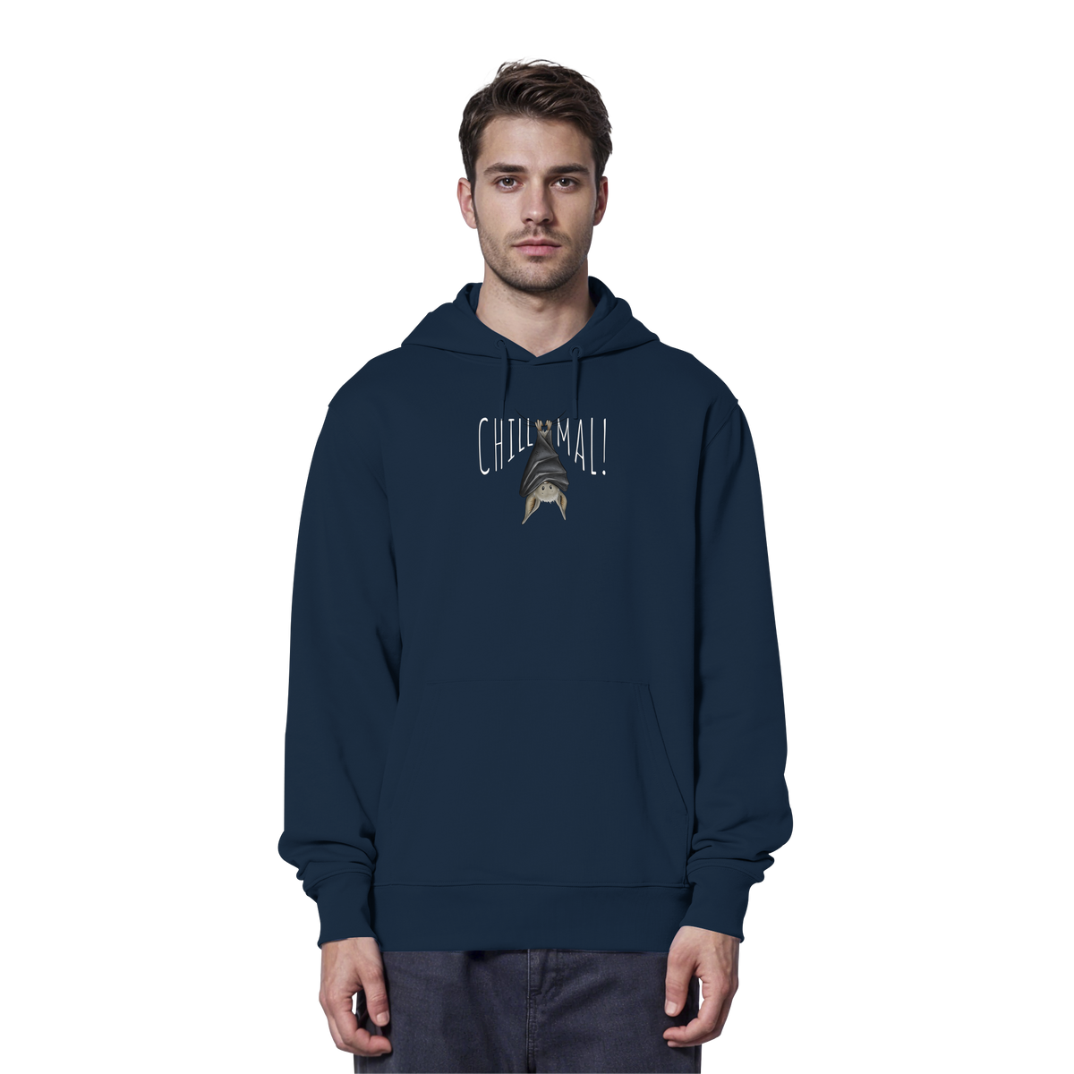 Chill Mal gemütliche Fledermaus - Organic Hoodie