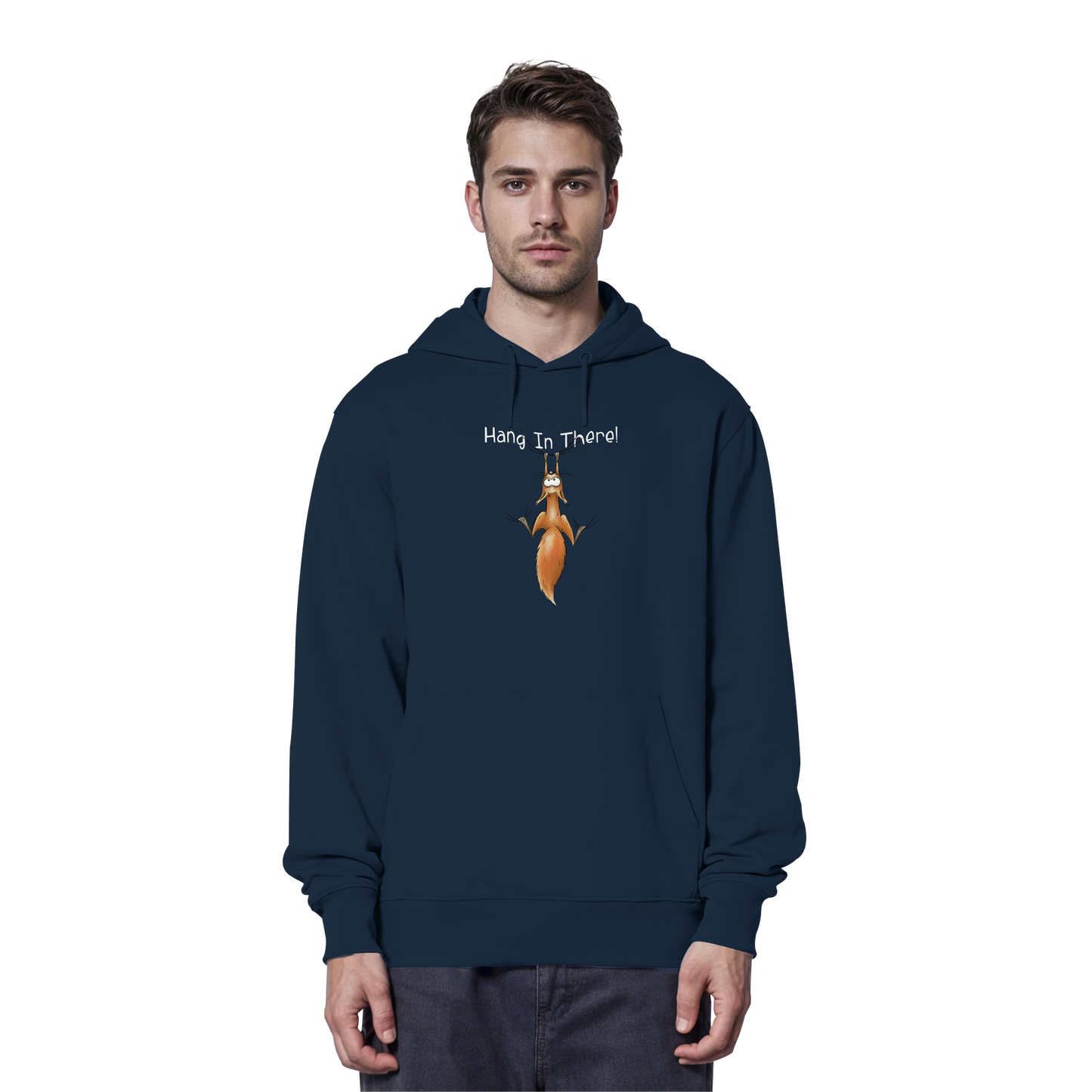 Hang In There | Lässiges Eichhörnchen - Organic Hoodie