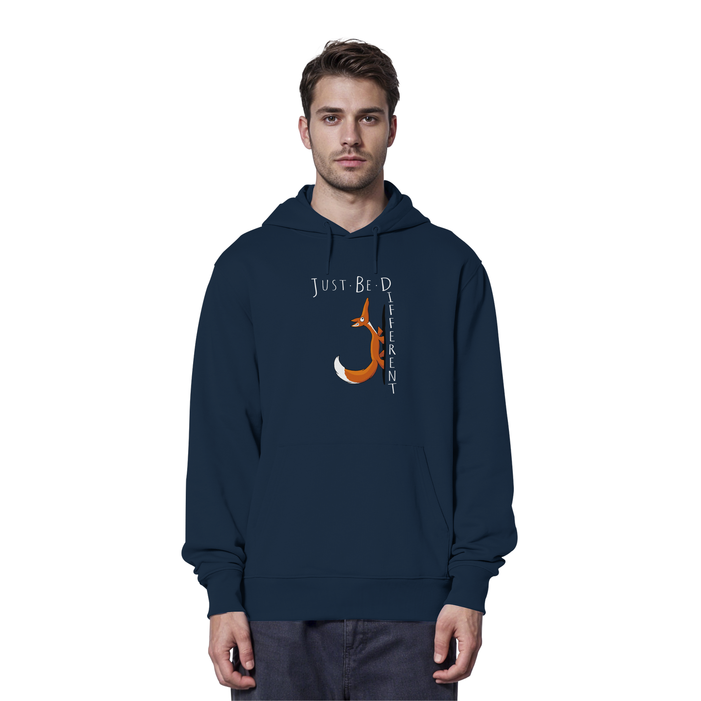 Just Be Different | Sei Anders, kleiner Fuchs - Organic Hoodie
