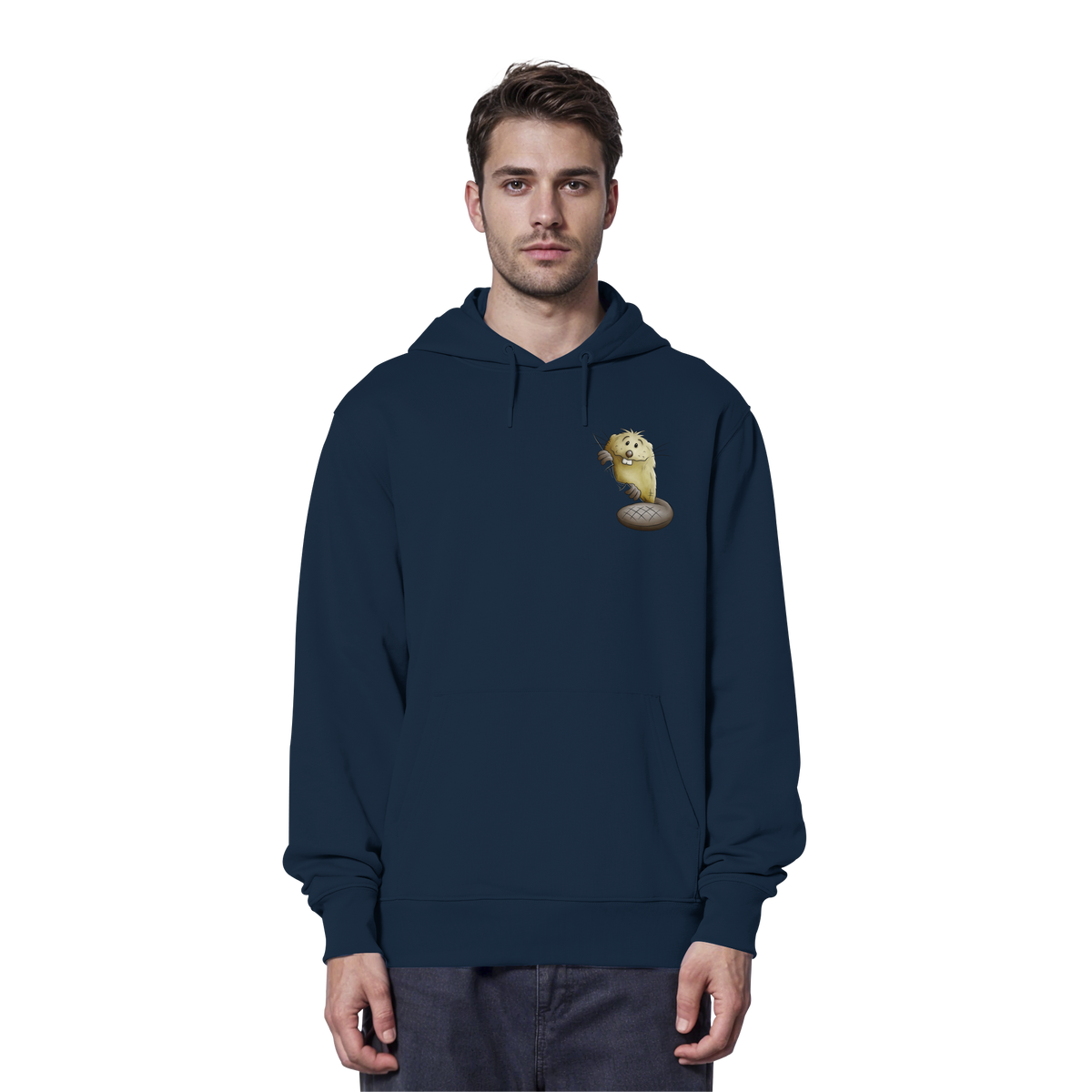 Lustiger frecher Biber - Organic Hoodie