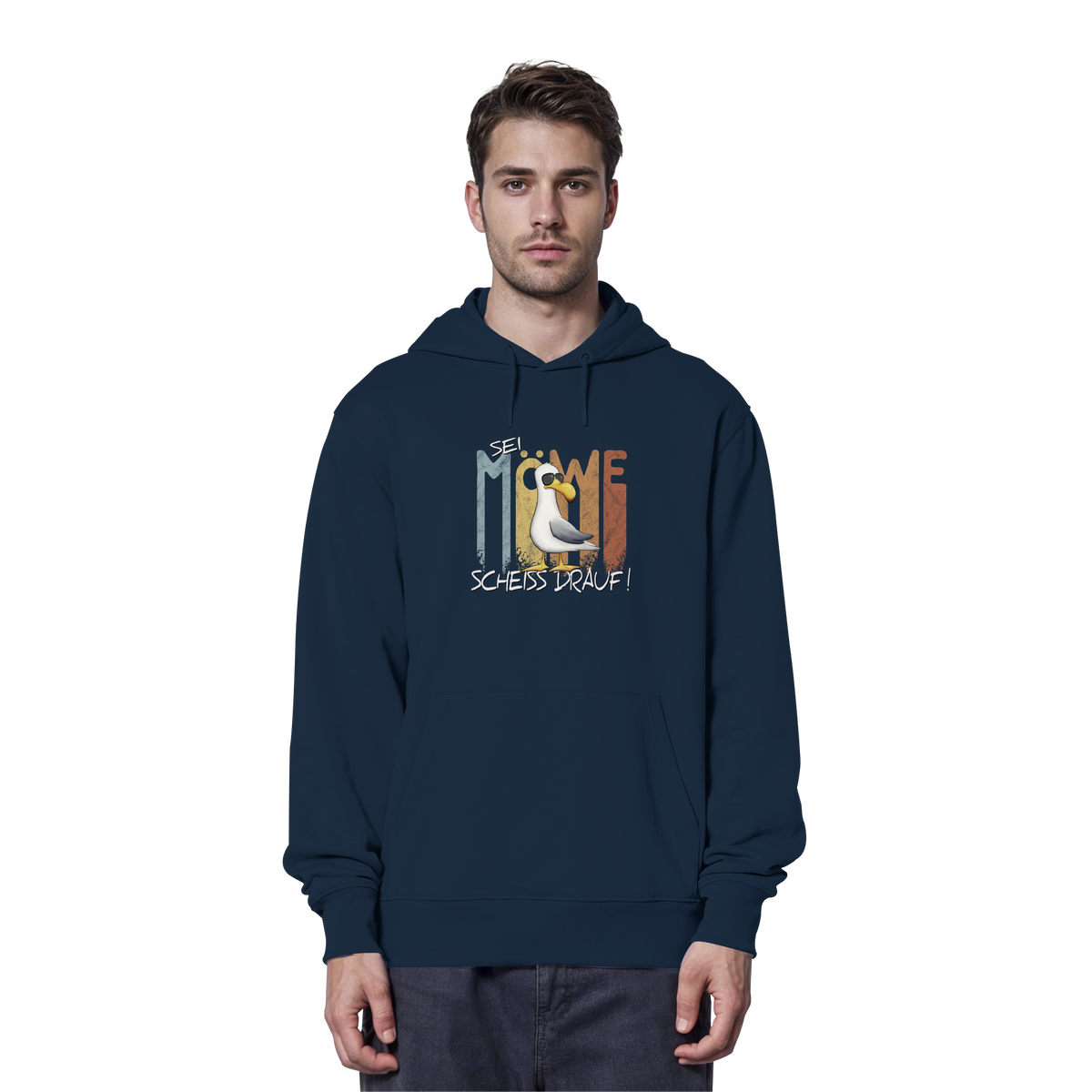 Sei Möwe Scheiß Drauf  - Organic Hoodie
