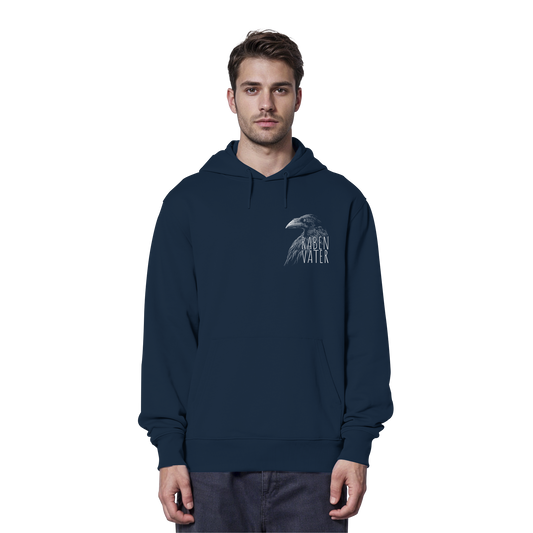 Rabenvater schwarzer Rabe Krähe - Organic Hoodie