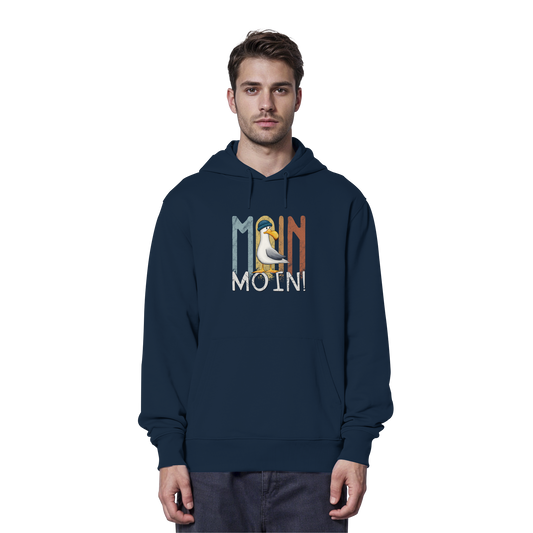 Moin Moin norddeutsche Möwe - Organic Hoodie