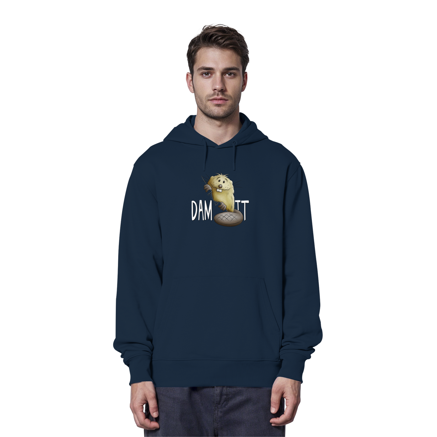 Dam It Verdammt Lustiger Biber - Organic Hoodie