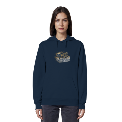 Leopard Gecko Skizze Kritzelkunst - Organic Hoodie