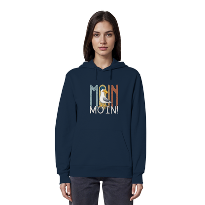 Moin Moin norddeutsche Möwe - Organic Hoodie