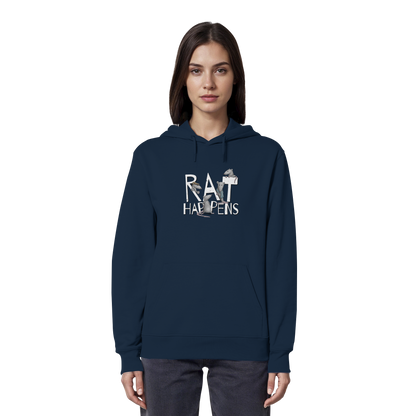 Rat Happens Ratten - Organic Hoodie