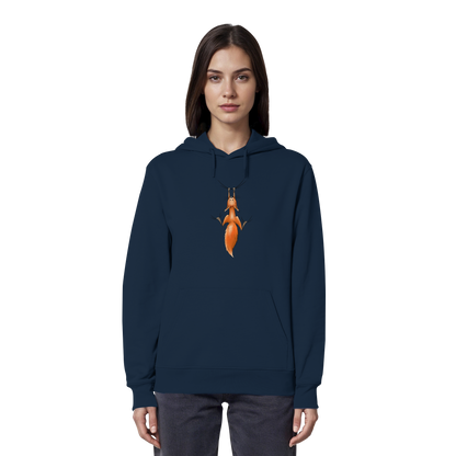 Rotes Eichhörnchen hängt ab - Organic Hoodie