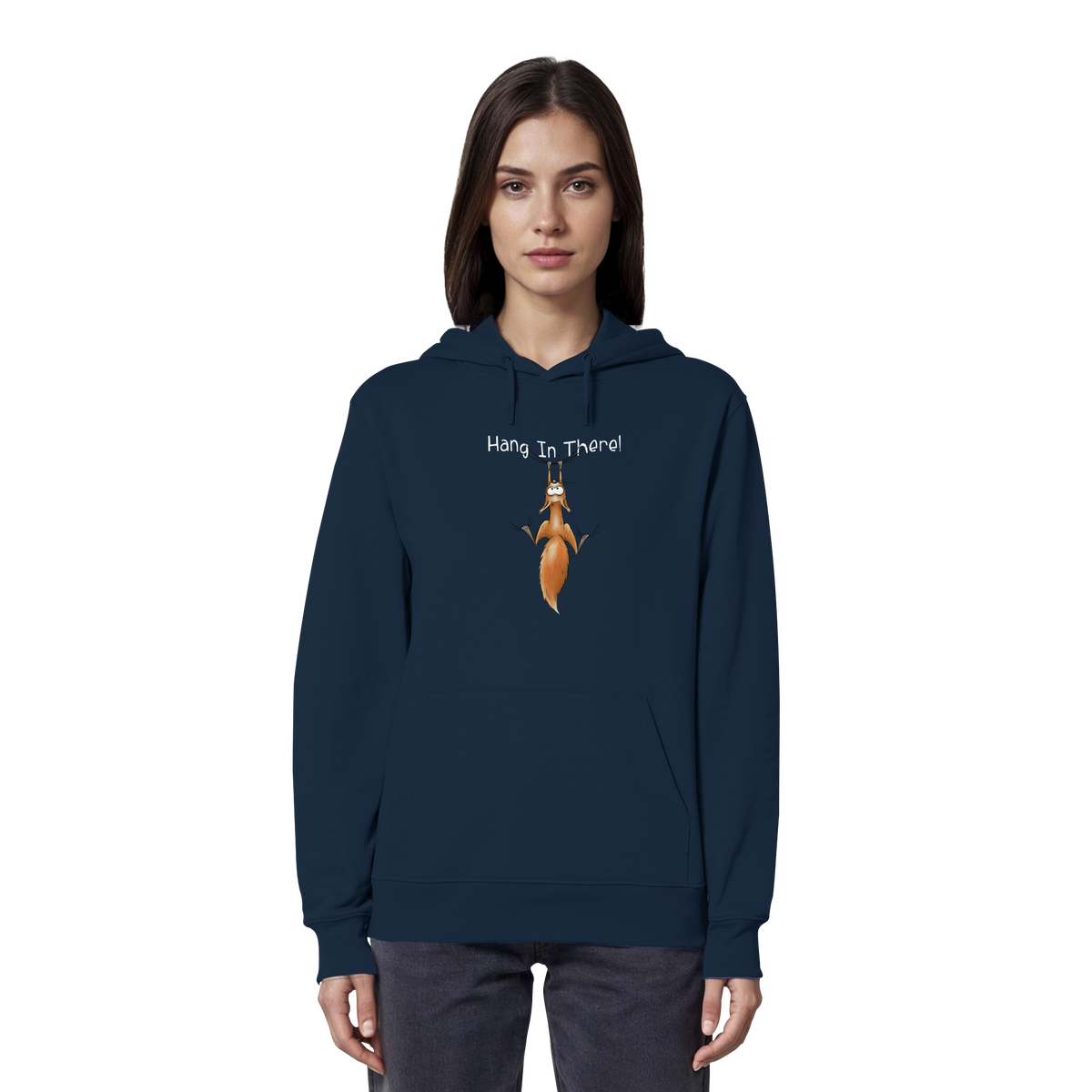 Hang In There | Lässiges Eichhörnchen - Organic Hoodie