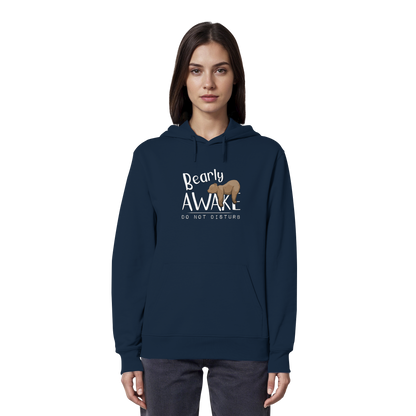 Bearly Awake Bitte nicht stören Bär - Organic Hoodie