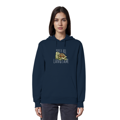 Mach mal langsam Schildkröte - Organic Hoodie