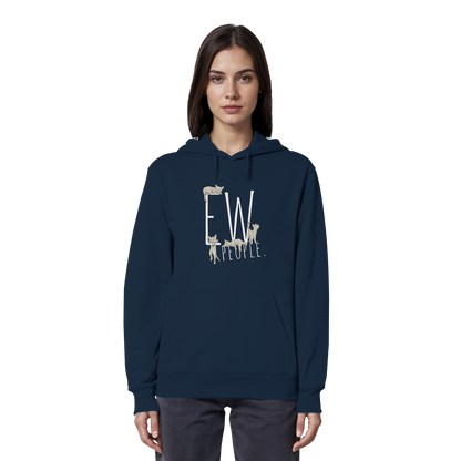 Ew, People. Sarkastische Katzen - Organic Hoodie