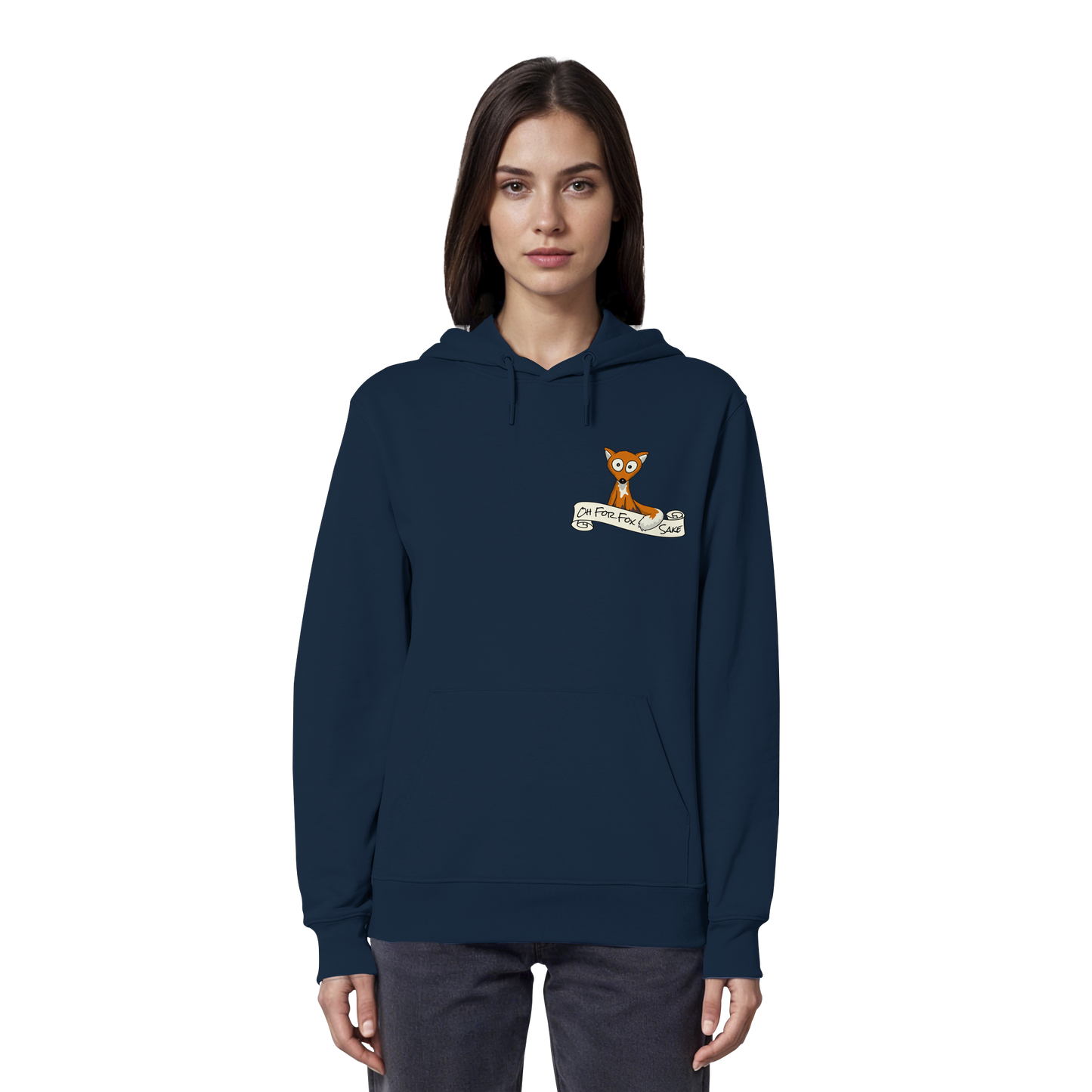 Oh For Fox Sake – Um Fuchses Willen - Organic Hoodie