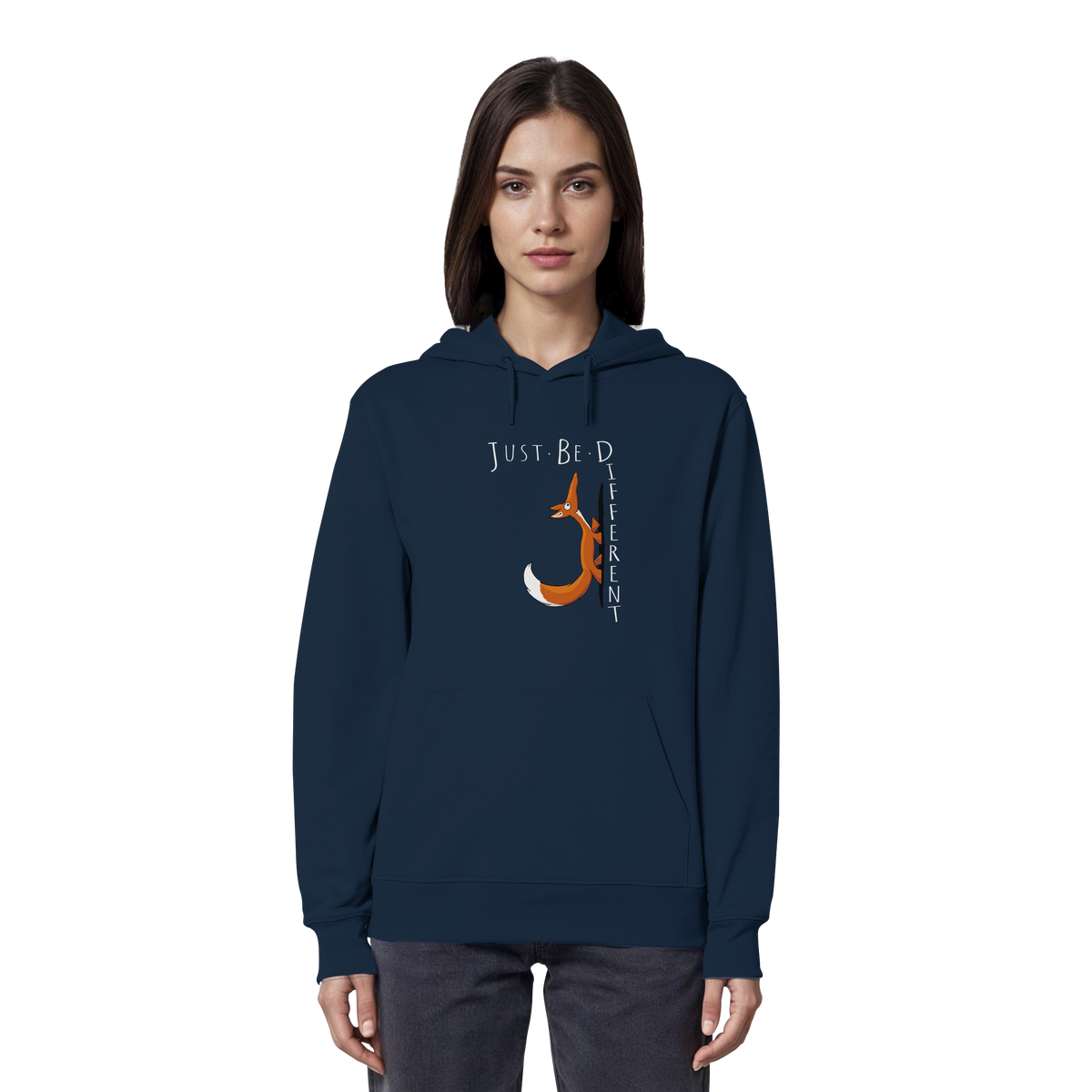 Just Be Different | Sei Anders, kleiner Fuchs - Organic Hoodie