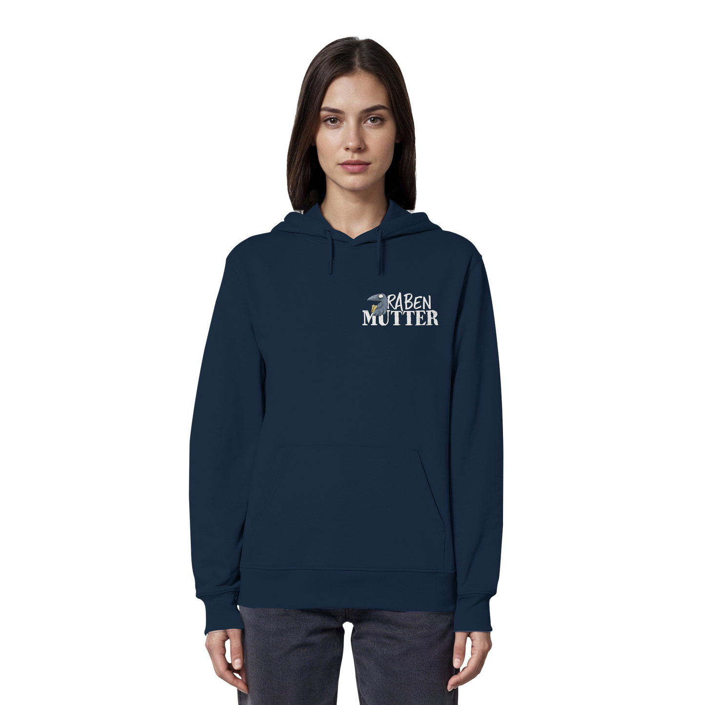 Rabenmutter Krähenmama - Organic Hoodie