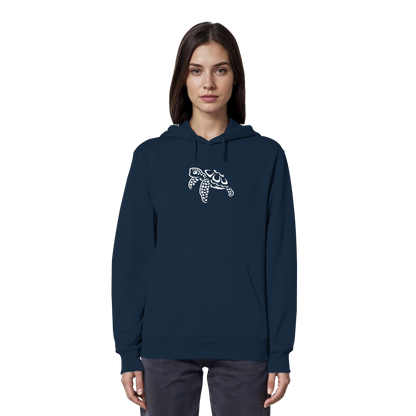 schwimmende Meeres-Schildkröte - Organic Hoodie