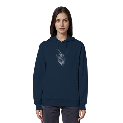 Fuchs Kritzelkunst Illustration - Organic Hoodie