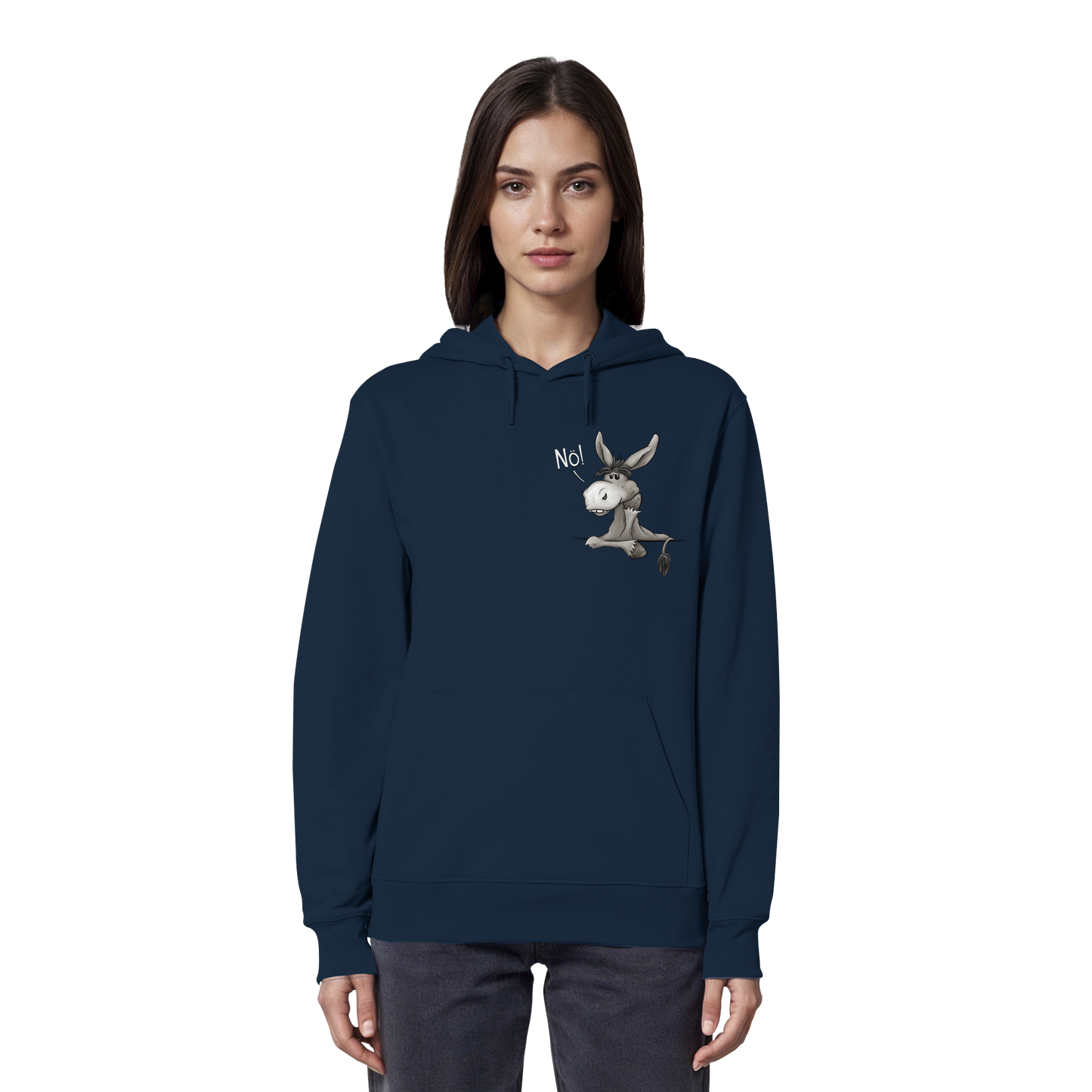 Nö! Störrischer Esel - Organic Hoodie
