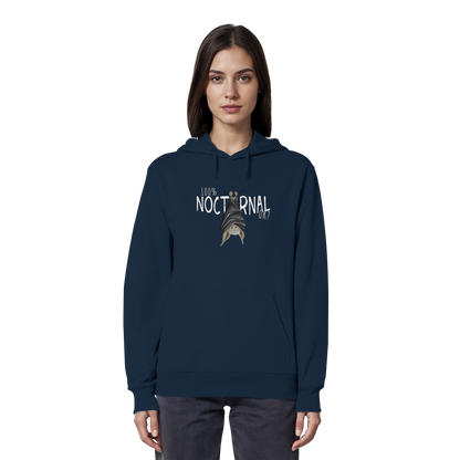 100% nachtaktive Fledermaus - Organic Hoodie