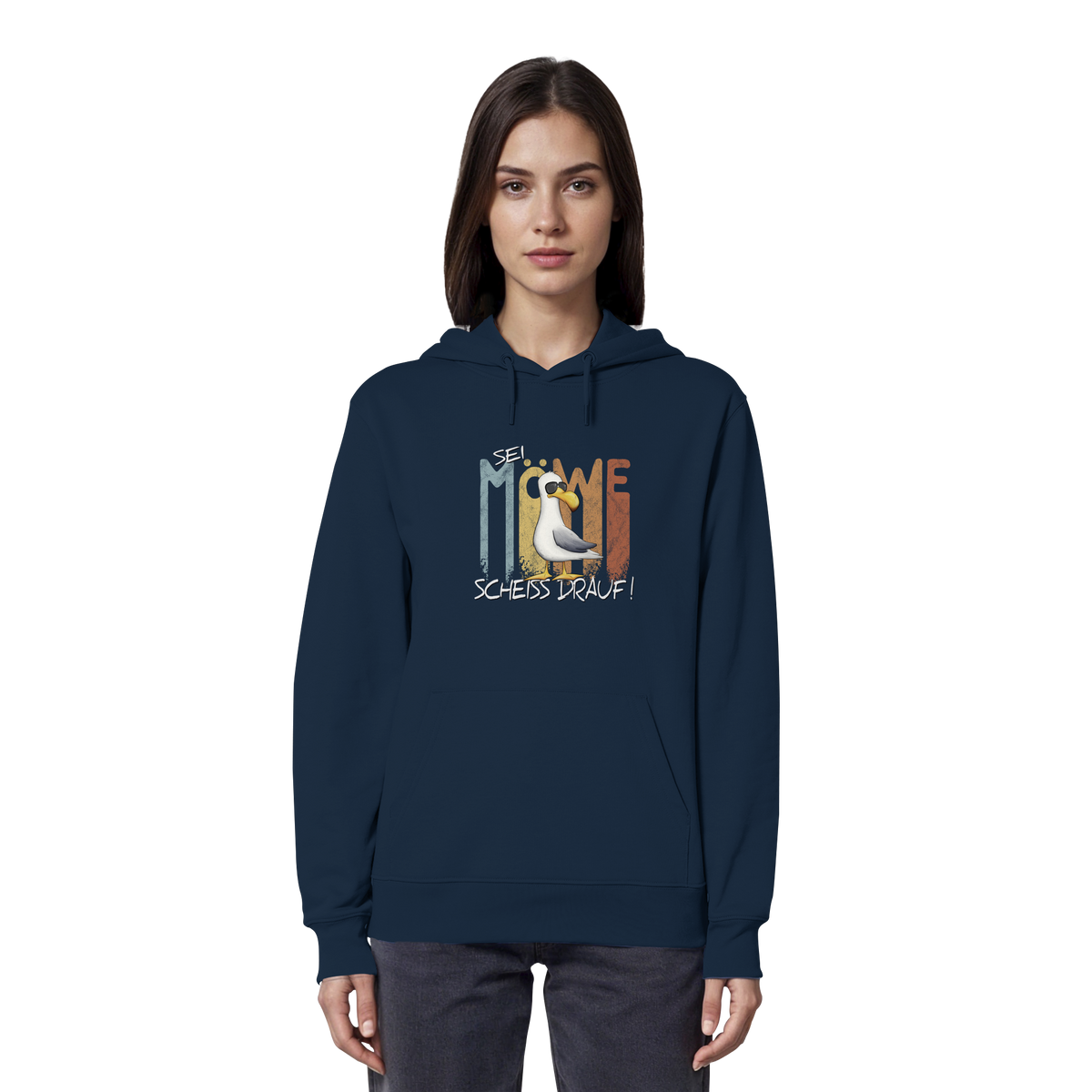 Sei Möwe Scheiß Drauf  - Organic Hoodie