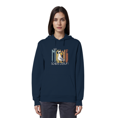 Sei Möwe Scheiß Drauf  - Organic Hoodie