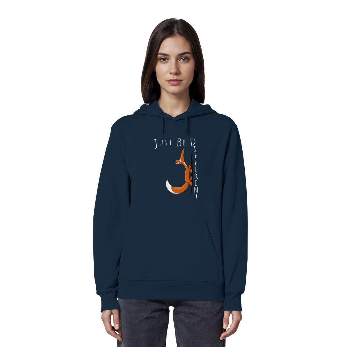 Just Be Different | Sei Anders, kleiner Fuchs - Organic Hoodie