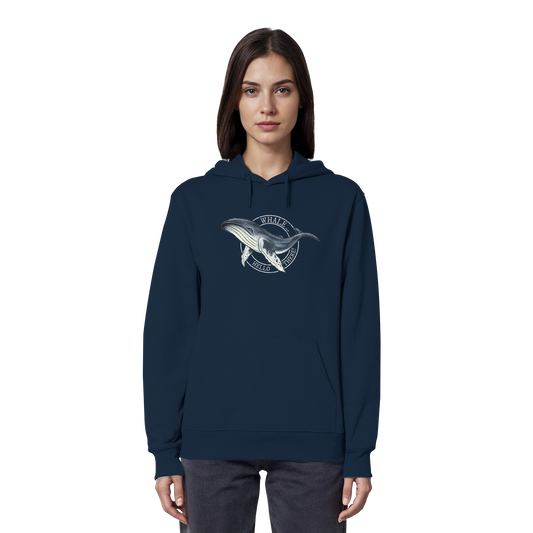 Whale, Hello There | Buckelwal - Organic Hoodie