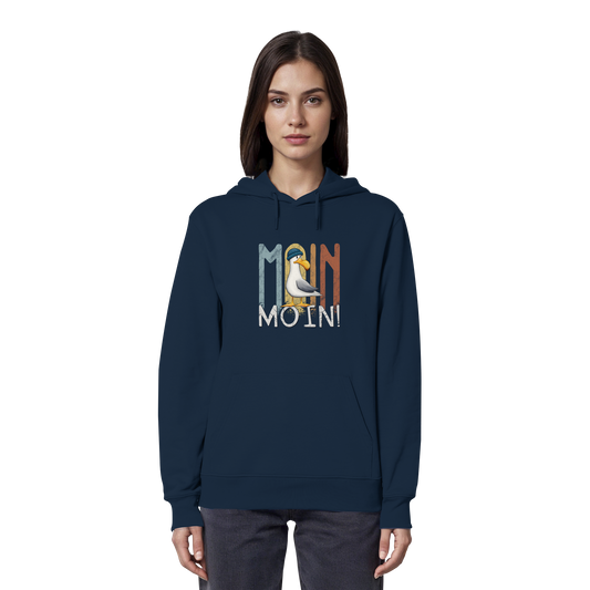 Moin Moin norddeutsche Möwe - Organic Hoodie
