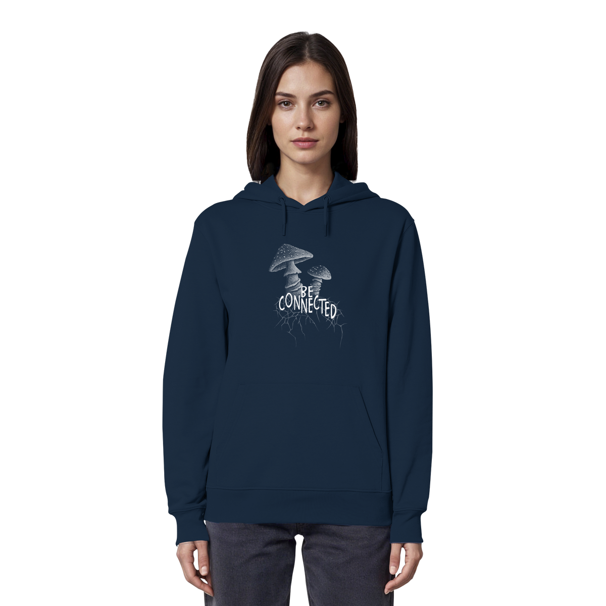 Be Connected Panther-Pilz - Organic Hoodie